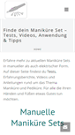 Mobile Screenshot of manikuere-set.net